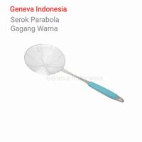Gambar Saringan / Serokan Parabola Gorengan Mie Sayur Gagang Warna Stainless - 18 CM dari Geneva Indonesia Kota Administrasi Jakarta Barat 4 Tokopedia