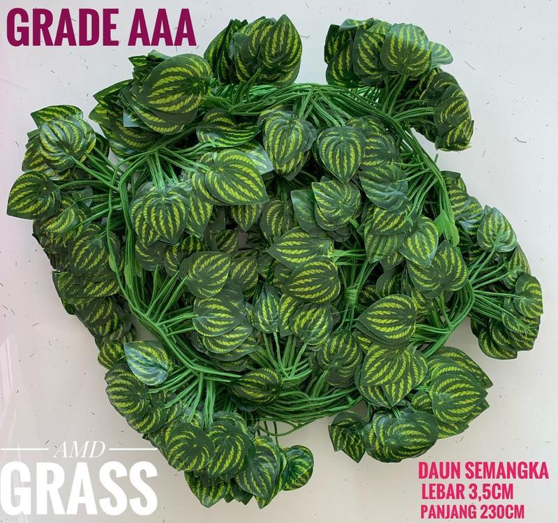 Daun rambat plastik artificial lebar 3-4cm murah