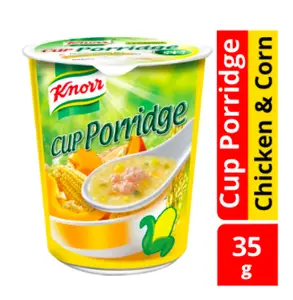 Knorr Instant Cup Porridge - Chicken & Corn - Bubur instan