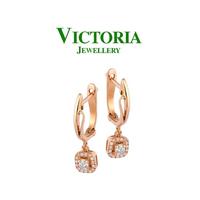 Gambar Anting Berlian VER613347 Victoria Jewellery - Rosegold dari Victoria Jewellery Online Kota Administrasi Jakarta Selatan 3 Tokopedia