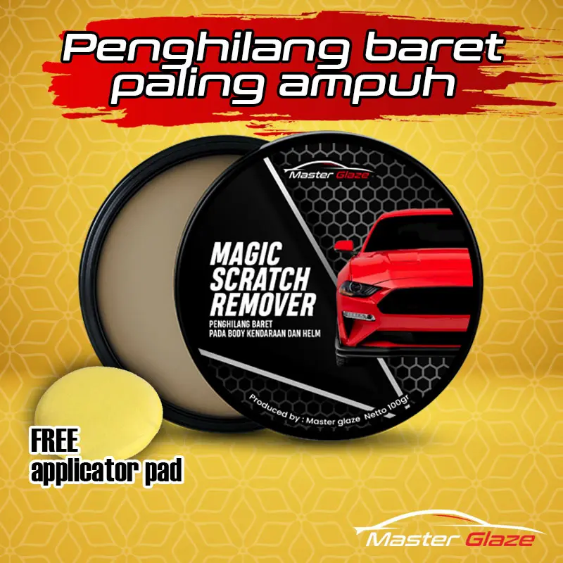 Penghilang Baret Mobil Motor Helm Kompon Poles Magic by Master Glaze