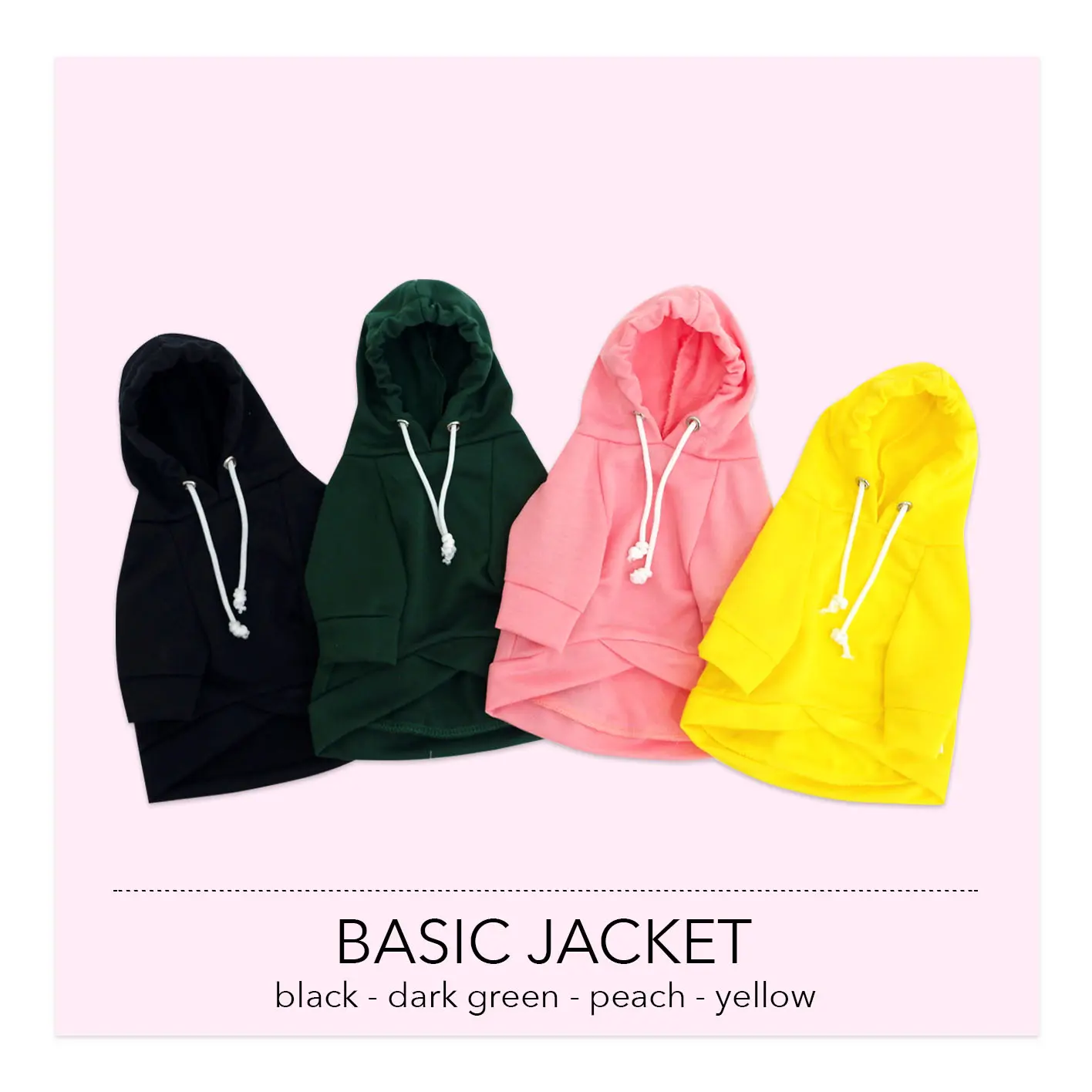 Jacket Kucing dan Jacket Anjing Premium Berkualitas BASIC JACKET VOL 2