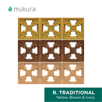 Gambar Roster Keramik Lubang Angin Mukura Tradisional 20x20cm - Brown dari Roster Granit Mukura Kota Administrasi Jakarta Utara 2 Tokopedia