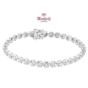 Gelang Rantai Berlian KBE654487 - Kimberly Jewellery