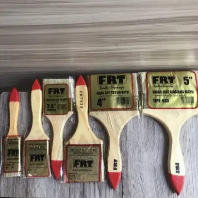 Kuas Cat 933 FRT Gagang kayu 1.1/2",2",2.1/2",3",4",5"