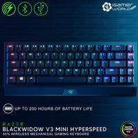 Gambar Razer Blackwidow V3 Mini Hyperspeed 65% Wireless Mechanical Keyboard dari Igamerworld Store_NEW Kota Bekasi 1 Tokopedia
