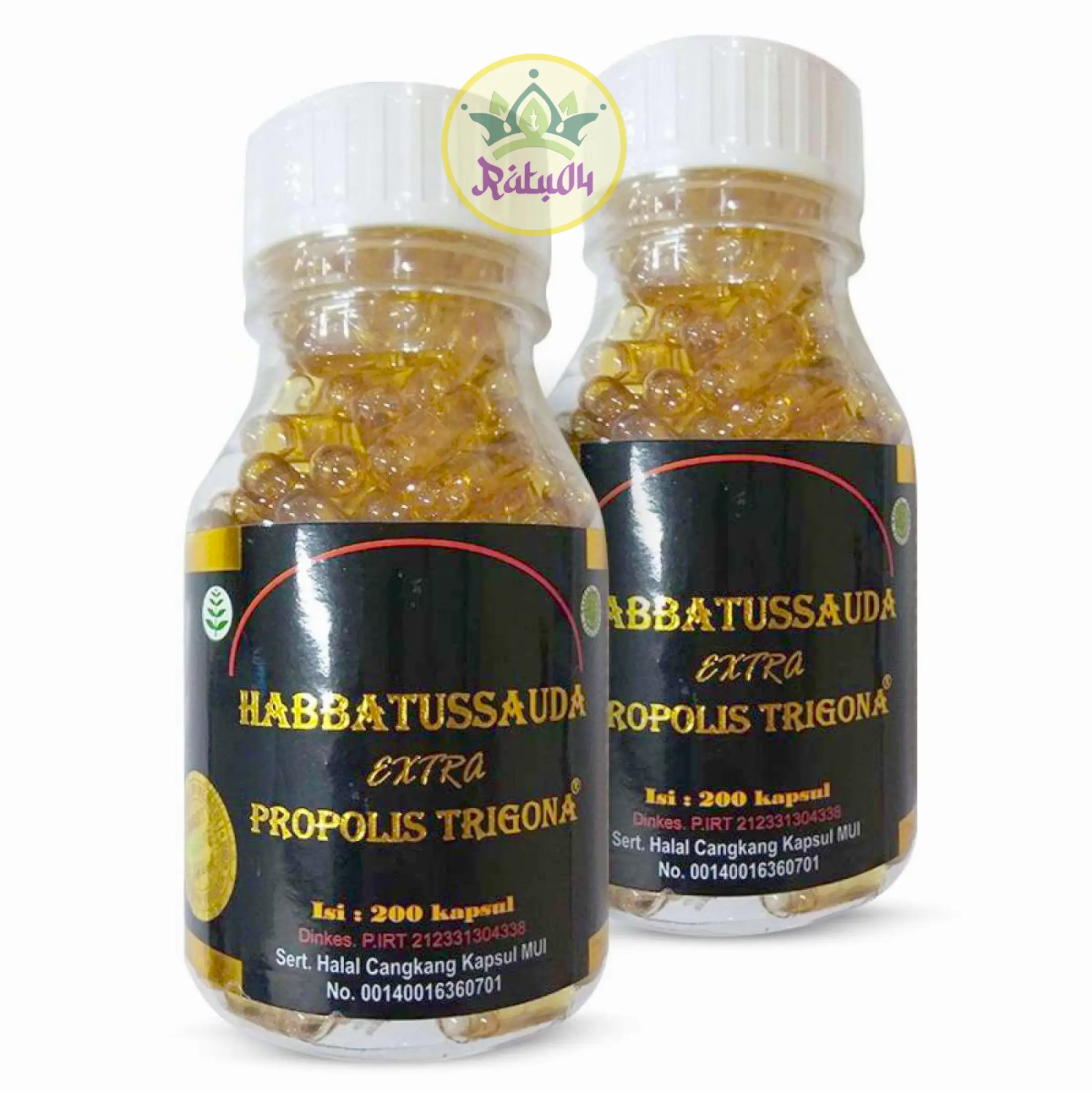 Habbatussauda Extra Propolis Trigona 200 kapsul