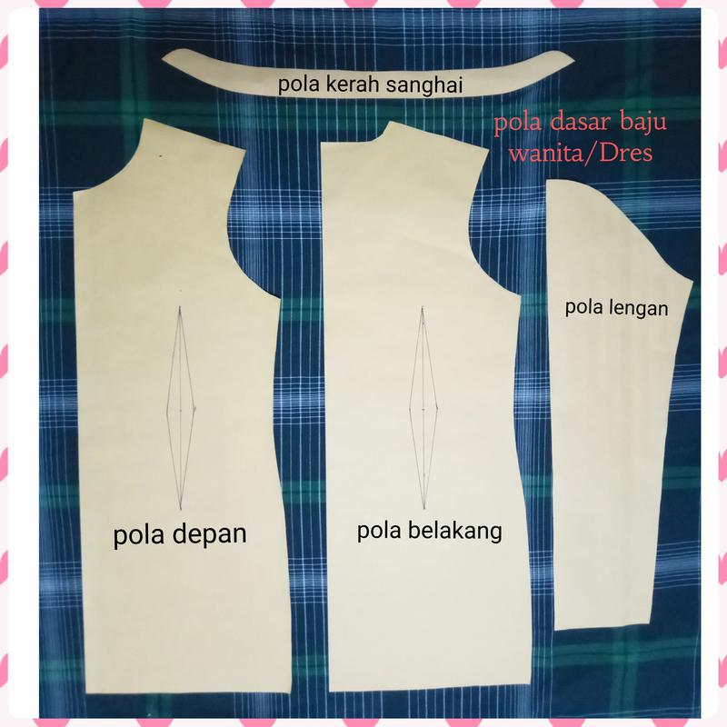 pola instan baju wanita 0