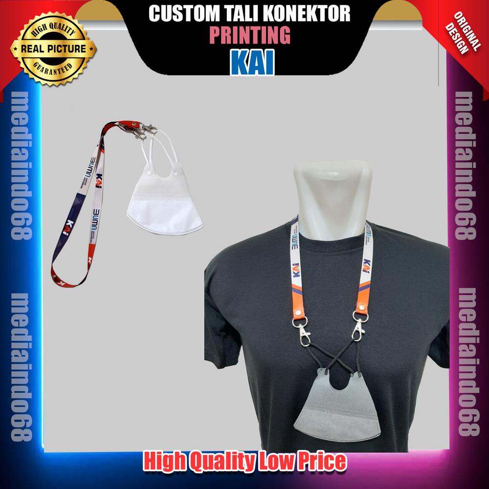 TALI KONEKTOR MASKER PRINTING KAI (Free Masker)
