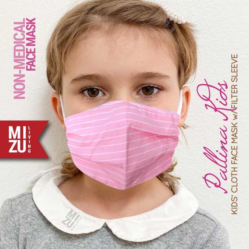MIZU PALLINA KIDS Face Mask Masker Kain Anak 3 Ply Sarung Filter - A