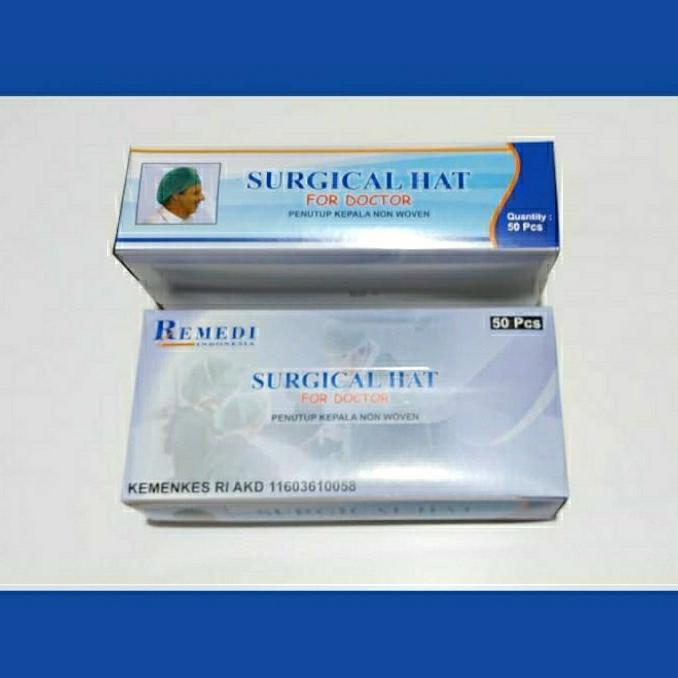 TOPI OPERASI DOKTER REMEDI / SURGICAL HAT FOR DOCTOR REMEDI
