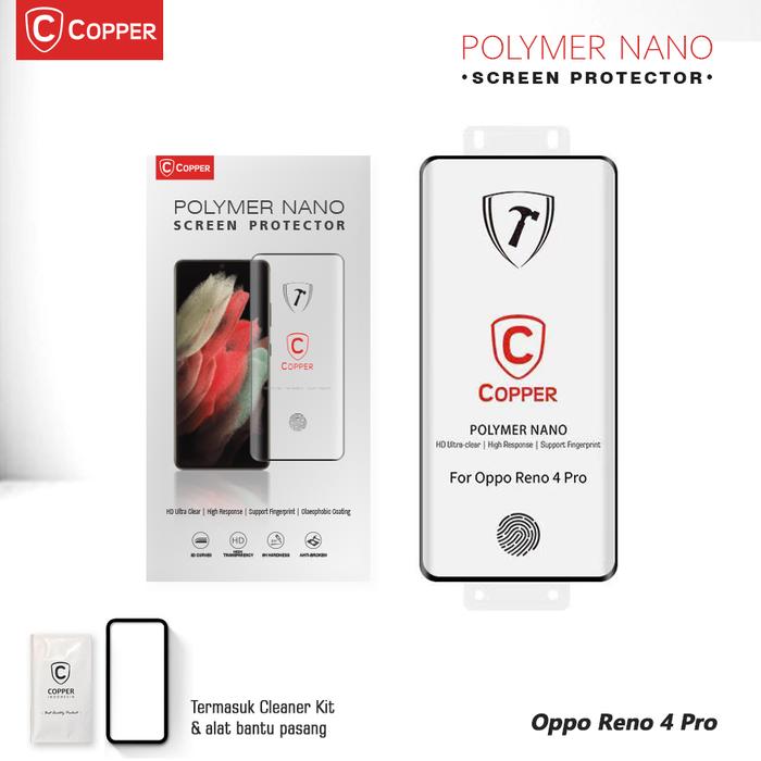 Gambar COPPER Screen Protector Polymer Nano Kompatibel Untuk - Oppo Reno 4 Pro - COPPER Polymer Nano Film dari Copper.Medan Kota Medan Tokopedia