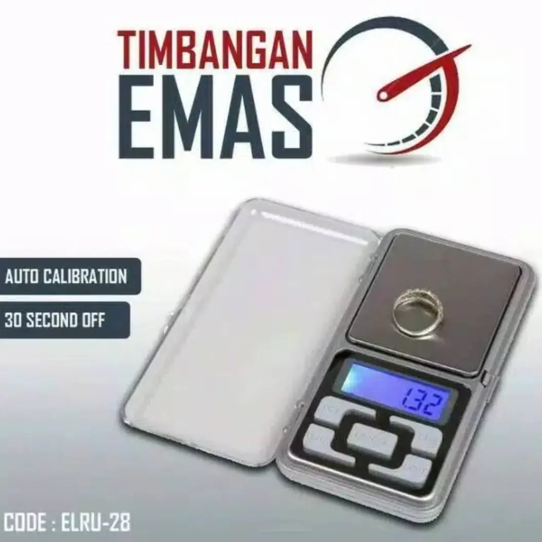 Timbangan emas 3 digit 200g/ 0.01g