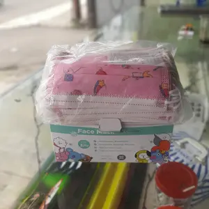 maaker anak 3play isi 50pc, biru, putih, ping