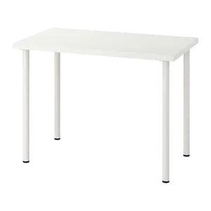Meja Makan Meja Belajar Meja Kerja 100x60 ADlLS LlNNMON Putih Hitam