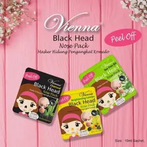 Vienna Black Head Nose Pack Peel Off [1box=12pack]