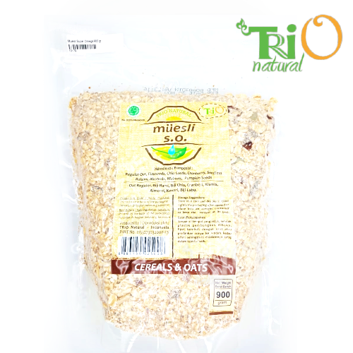 Gambar Muesli Super Omega 900 gram dari Trio Natural Kota Bandung Tokopedia