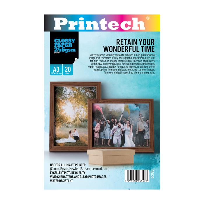 Gambar Kertas Foto / Photo Paper Printech Glossy Paper A3 245g dari printech Kota Administrasi Jakarta Utara Tokopedia
