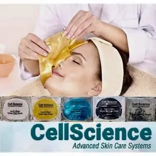 masker collagen gold BPOM/cell science Aging Topeng Mencerahkan Wajah