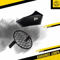 Gambar Paket Grill Headlamp & Undertank PNP Yamaha XSR 155 - silver dari SAC Product Kota Depok 1 Tokopedia