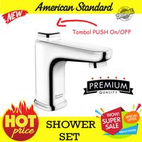 Gambar American Standard EasyFlo Keran wastafel push tombol on off chrome dari kamarmandiku.com Kota Administrasi Jakarta Timur 4 Tokopedia