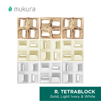 Gambar Roster Keramik Anti Tampias Loster Minimalis Tetrablock 20 x 20 cm - Krem Ivory dari Roster Granit Mukura Kota Administrasi Jakarta Utara 4 Tokopedia