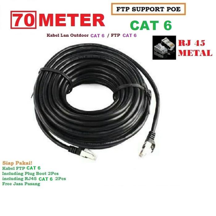 Gambar FTP 70 METER KABEL LAN OUTDOOR FTP CAT6E 6 CAT 6E FTP 70 METER dari Reformasi Computer Kota Administrasi Jakarta Barat Tokopedia