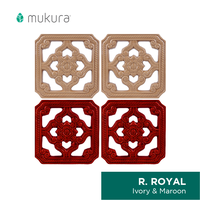 Gambar Roster Keramik / Lubang Angin / Loster Mukura Ceramics Royal 30x30cm - Maroon dari Roster Granit Mukura Kota Administrasi Jakarta Utara 1 Tokopedia