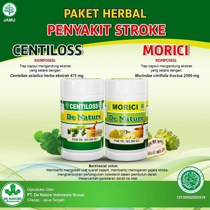 Gambar RECOMENDED | obat stroke | obat struk | centilos | morici dari DeNature Sehat Kota Surabaya Tokopedia