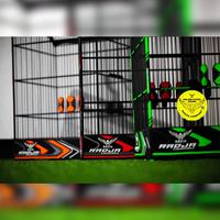 Gambar [SANGKAR RADJA] SANGKAR KOTAK 3D TERBARU SANGKAR BURUNG BERKUALIATAS - Orange dari Galery Radja Kab. Bandung 2 Tokopedia