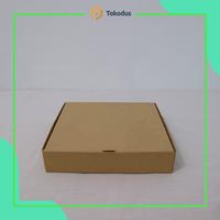 Gambar (ISI 100) Tokodus TKI - Kotak Dus Box Kardus Pizza Kue Brownies Donat Polos Berkualitas Corrugated 24x24x5cm dari Tokodus TKI Kab. Bandung 5 Tokopedia