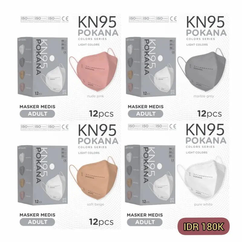 Masker Medis Pokana KN95 Dewasa 6Ply Series 1