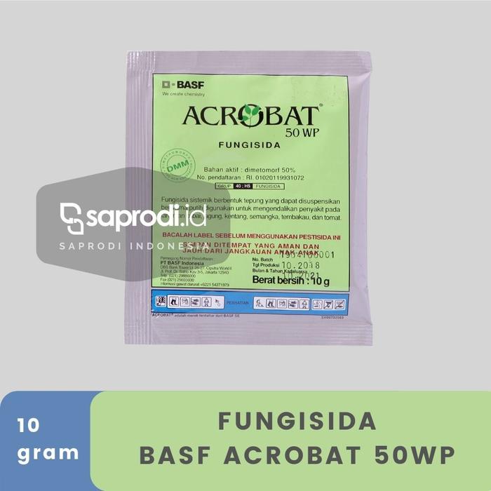 Gambar Fungisida BASF Acrobat 50WP 10 gram dari Saprodi Indonesia Kab. Sleman Tokopedia