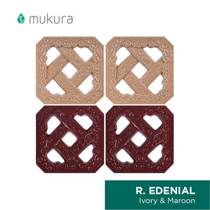 Gambar Roster Keramik Lubang Angin Mukura Edenial 30x30cm - Brown dari Roster Granit Mukura Kota Administrasi Jakarta Utara Tokopedia