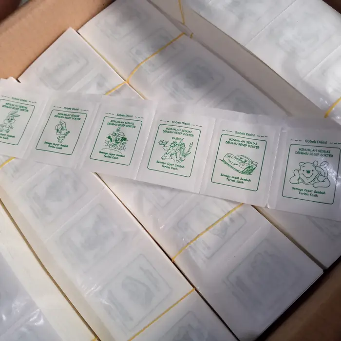 Gambar Kertas puyer obat press logo lucu Disney merah dari Kertas Puyer Indonesia Kota Semarang 4 Tokopedia