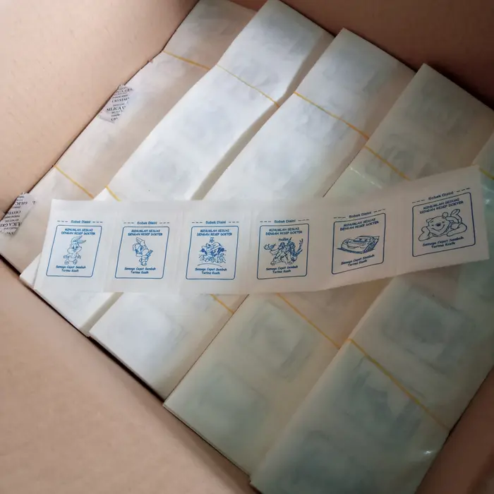 Gambar Kertas puyer obat press logo lucu Disney merah dari Kertas Puyer Indonesia Kota Semarang 2 Tokopedia