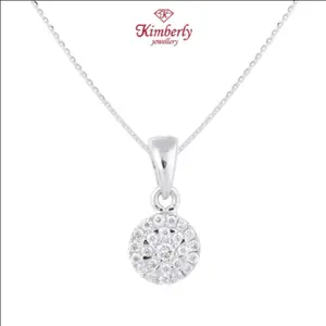 Liontin Berlian + Kalung emas KPD620598 - Kimberly Jewellery