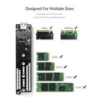 Gambar Orico TCM2M C3 - M.2 NVMe SATA SSD Enclosure Transparant Dual Protocol dari Duta Mandiri Infokom Kota Administrasi Jakarta Pusat 3 Tokopedia