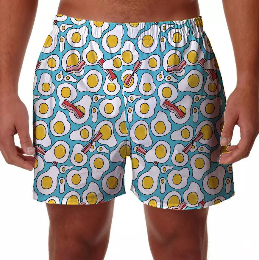 Boxer dryfit motif telor mata sapi