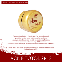 Gambar (BISA COD)ACNE TOTOL SR12 PENGHILANG JERAWAT KRIM JERAWAT OBAT JERAWAT dari SR12 SKINCARE SOLUTION Kota Tangerang 4 Tokopedia