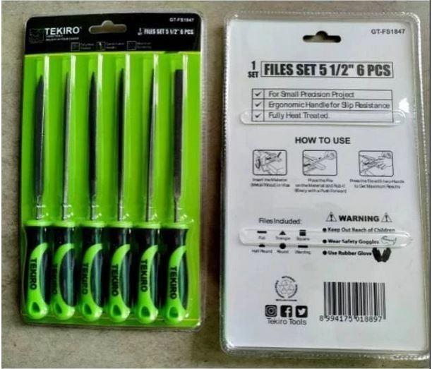 Gambar TEKIRO KIKIR SET 5 1/2" 6 PCS / KIKIR SET / TOOLS / PERKAKAS dari TEKIRO_NEW Kab. Serang Tokopedia