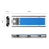 Gambar Orico TCM2M C3 - M.2 NVMe SATA SSD Enclosure Transparant Dual Protocol dari Duta Mandiri Infokom Kota Administrasi Jakarta Pusat 4 Tokopedia