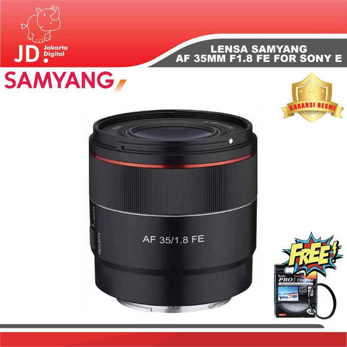 Gambar Samyang AF 35mm F1.8 FE Lens for Sony E Mount - STANDAR dari Jakarta Digital 8 Kota Administrasi Jakarta Pusat Tokopedia