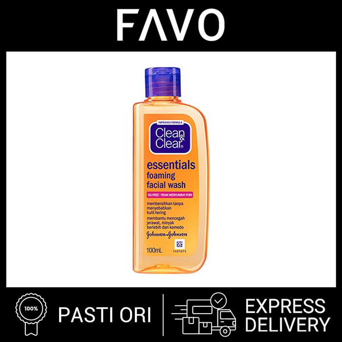 Gambar Pembersih Wajah Clean & Clear Foam Facial Wash - 100 mL dari FAVO Official Store Kota Administrasi Jakarta Selatan Tokopedia