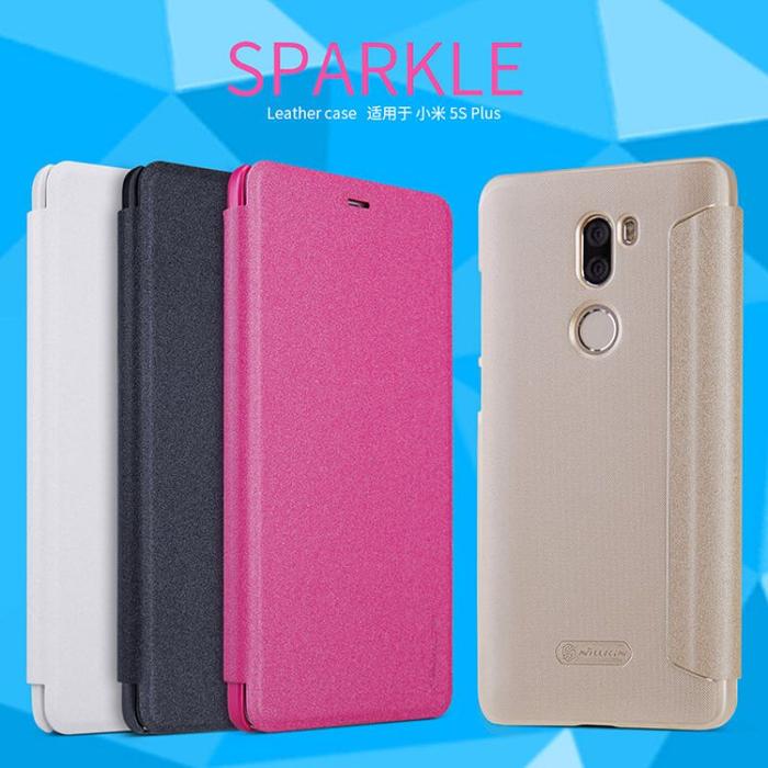 Gambar XIAOMI MI5S PLUS / MI 5S PLUS NILLKIN SPARKLE ORIGINAL FLIP COVER CASE dari Case Thebest Kota Administrasi Jakarta Pusat Tokopedia
