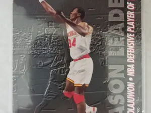 1993-94 Upper Deck Houston Rockets #176 Hakeem Olajuwon Season Leaders