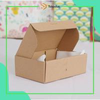 Gambar (ISI 100) Tokodus TKI - Kardus 15x10x5 cm Polos Cocok untuk Packing, Hampers, Kado Olshop Bisa Custom E-flute Corrugated Cokelat dari Tokodus TKI Kab. Bandung 4 Tokopedia