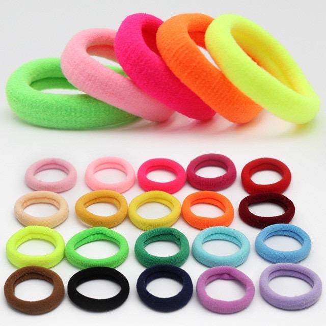 KARET RAMBUT TALI IKAT RAMBUT POLOS mini warna warni - Hitam, M di Bali Baby Mom | Tokopedia