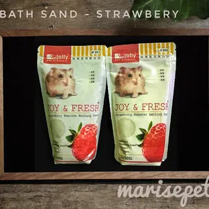 Pasir mandi hamster jolly pasir wangi - bathing sand 500 gram