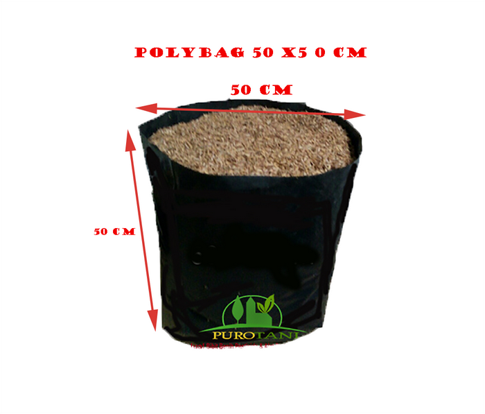 Gambar Polybag PE 50CM X 50CM Ukuran 50x50 1kg dari PUROTANI.ID Kab. Purworejo Tokopedia